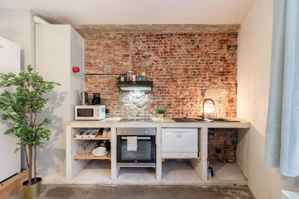 Foto van Bedrijfsappartementen |2BBK|NS|Internet| - Vakantiehuis in Antwerp - Kitchen