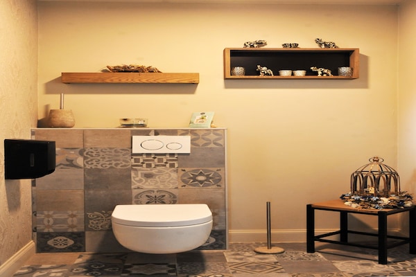 Foto van Vlaanderen Gezellig Huisje - Vakantiehuis in Vlaanderen - BathRoom