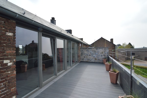 Foto van Stijlvolle duplex met sauna - Vakantiehuis in Clavier Station - ExteriorSummer