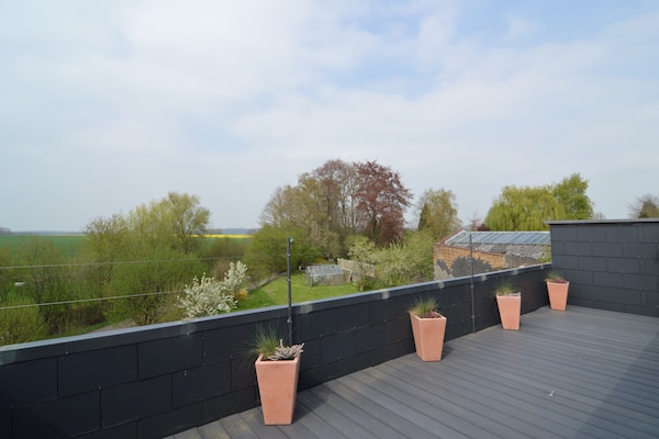 Foto van Stijlvolle duplex met sauna - Vakantiehuis in Clavier Station - TerraceBalcony
