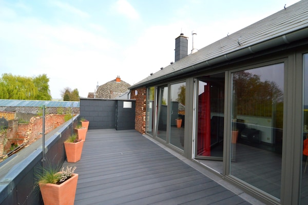 Foto van Stijlvolle duplex met sauna - Vakantiehuis in Clavier Station - ExteriorSummer