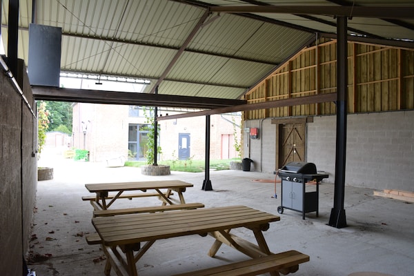 Foto van Boerderijretraite, Fernelmont - Vakantiehuis in Forville - TerraceBalcony