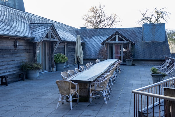 Foto van Vielsalm Verblijf met harige vrienden - Vakantiehuis in Vielsalm - TerraceBalcony