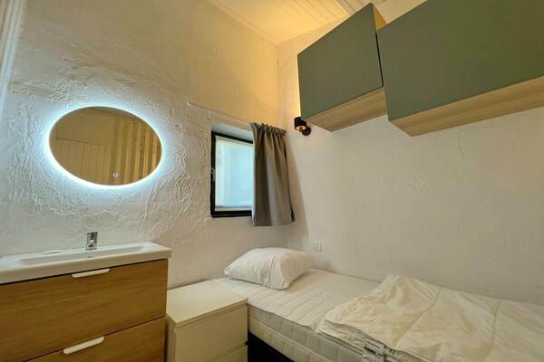 Foto van Bungalow in Virton bij Vallée de Rabais Meer - Vakantiehuis in Virton - BedRoom