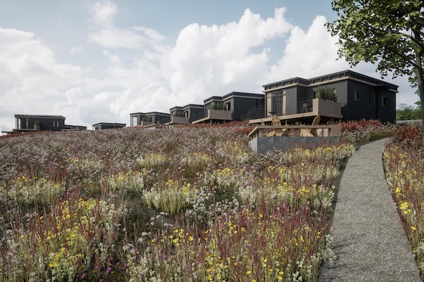 Foto van Sauna Lodge Verblijf met Hillview - Vakantiehuis in Neufchâteau - AreaSummer1KM