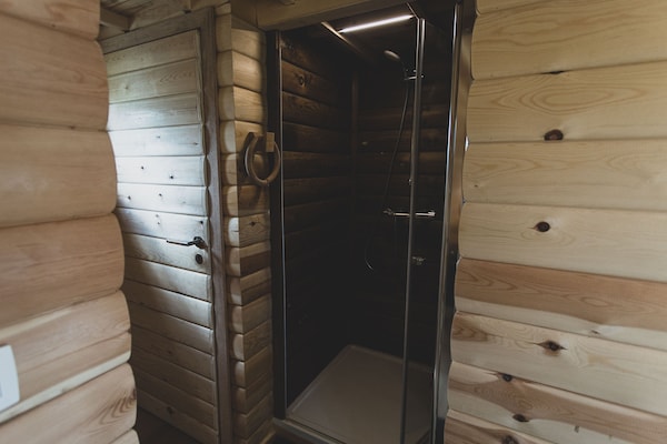 Foto van Romantisch boschalet - Vakantiehuis in Barvaux-sur-Ourthe - BathRoom