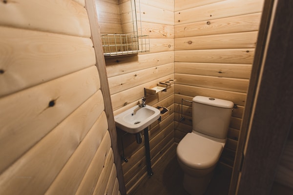 Foto van Romantisch boschalet - Vakantiehuis in Barvaux-sur-Ourthe - BathRoom