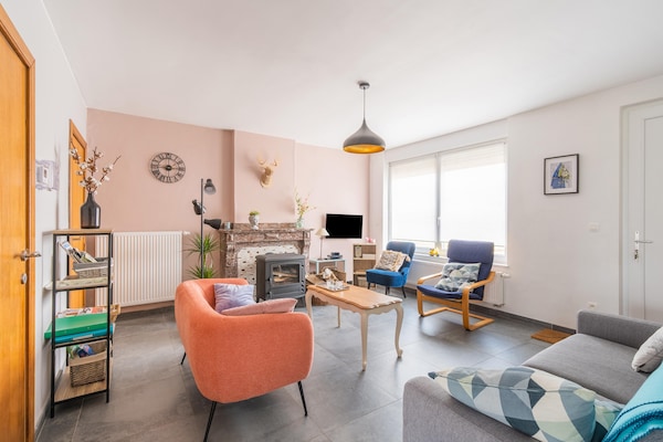Foto van Charmant huisje met sauna - Vakantiehuis in Honnelles - LivingRoom