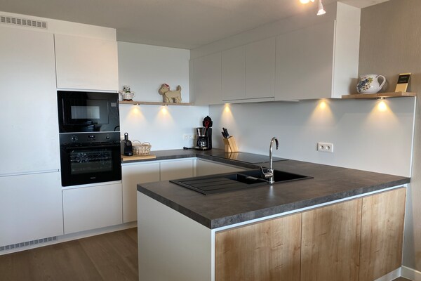 Foto van Appartement in Nieuwpoort bij zandstranden - Vakantiehuis in Nieuwpoort - Kitchen