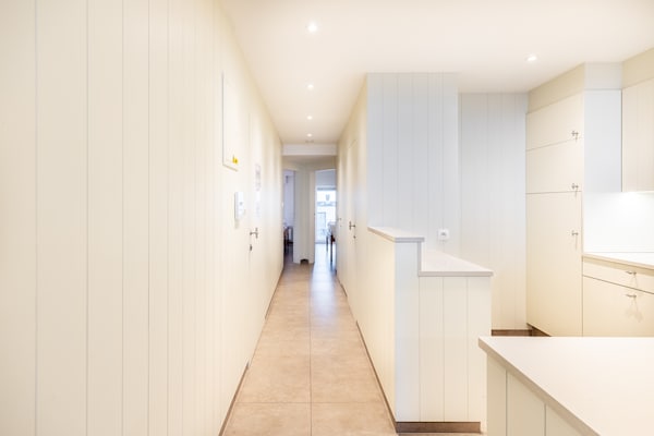 Foto van Appartement aan Belgische Kust met Uitzicht - Vakantiehuis in Oostduinkerke - Landing