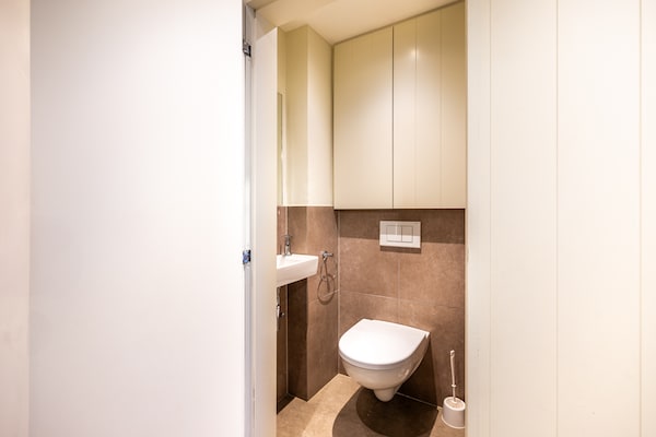 Foto van Appartement aan Belgische Kust met Uitzicht - Vakantiehuis in Oostduinkerke - BathRoom