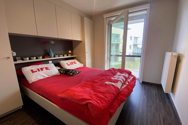 Foto van Appartement met zonnig terras in Oostduinkerke - Vakantiehuis in OOSTDUINKERKE - BedRoom