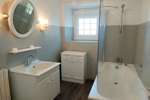 Foto van Huis in Bretagne bij Zandstranden - Vakantiehuis in Sibiril - BathRoom