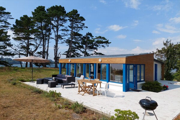 Foto van Villa in Le Faou met Uitzicht op Zee - Vakantiehuis in Hanvec - ExteriorSummer
