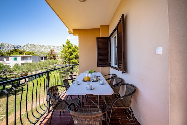Foto van Appartement in Seline bij Paklenica Park - Vakantiehuis in Seline - TerraceBalcony