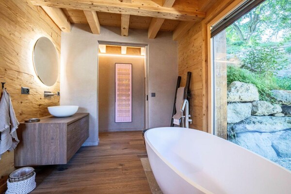 Foto van Appartement in Les Masses met terras - Vakantiehuis in Les Masses - BathRoom