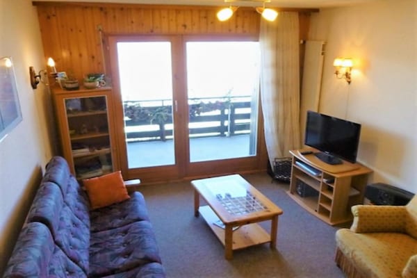 Foto van Appartement in Veysonnaz bij Skilift - Vakantiehuis in Veysonnaz - LivingRoom