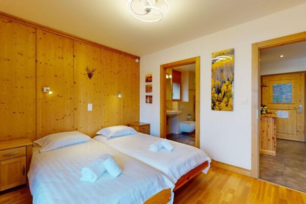 Foto van Centraal gelegen appartement voor 6 personen - Vakantiehuis in Veysonnaz - BedRoom