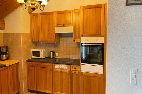 Foto van Appartement met uitzicht op de vallei in Veysonnaz - Kitchen