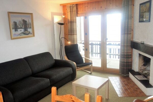 Foto van Appartement met uitzicht op de vallei in Veysonnaz - LivingRoom
