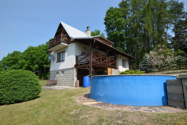 Foto van Berghut met zwembad - Vakantiehuis in Ktová - PoolOfHouse