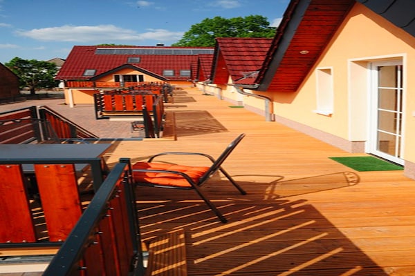 Foto van Appartementen Am Spreewaldfliess, Schlepzig - Vakantiehuis in Schlepzig - terrace