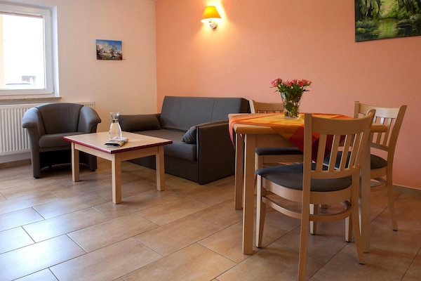Foto van Appartementen Am Spreewaldfliess, Schlepzig - Vakantiehuis in Schlepzig - LivingRoom