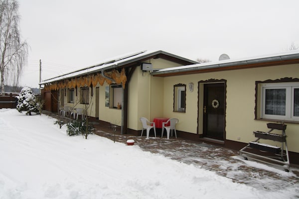 Foto van Rijtjeshuis in Lübben an der Spree - Vakantiehuis in Lübben - ExteriorWinter