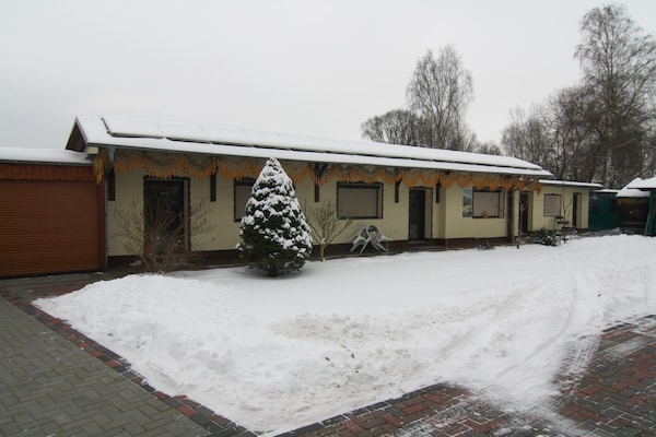 Foto van Rijtjeshuis in Lübben an der Spree - Vakantiehuis in Lübben - ExteriorWinter