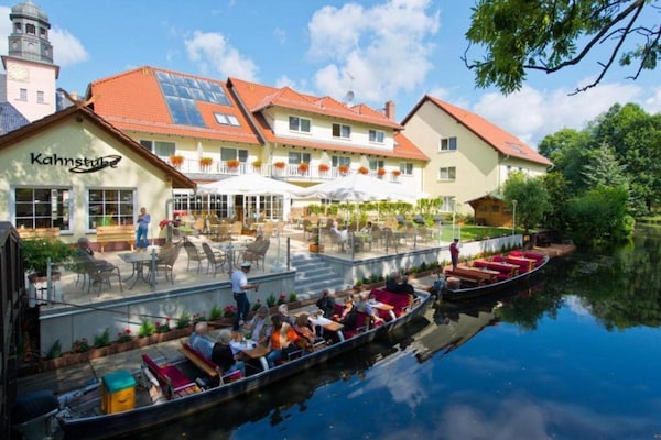 Foto van Bungalow aan de oever van de Spree, Lübben - Vakantiehuis in Lübben - WaterView