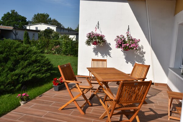 Foto van Bungalow aan het strand, Boiensdorf - Vakantiehuis in Boiensdorf - TerraceBalcony