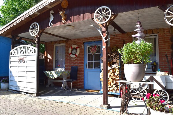 Foto van Bungalow in Stove/Boiensdorf voor twee - Vakantiehuis in Boiensdorf - TerraceBalcony