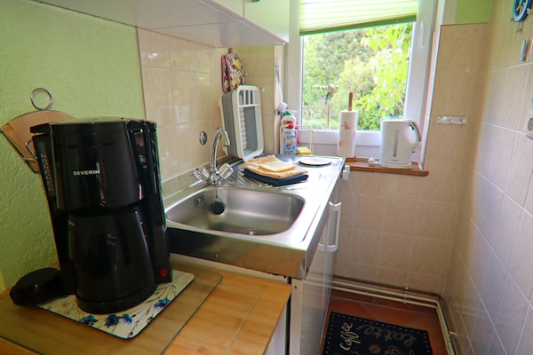 Foto van Idyllische bungalow aan de Oostzeekust - Vakantiehuis in Reddelich - Kitchen