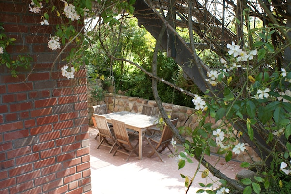 Foto van Appartement in Semlow met tuin en terras - Vakantiehuis in Semlow - TerraceBalcony