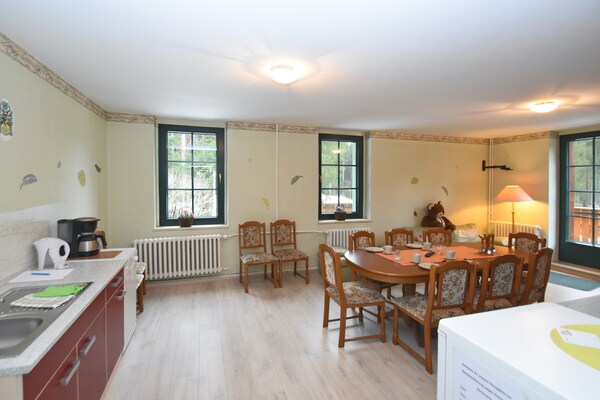 Foto van Haven met privéterras - Vakantiehuis in Jägersgrün - LivingRoom
