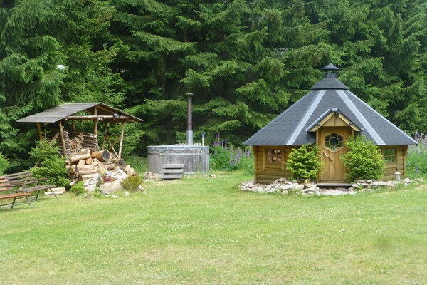 Foto van Haven met privéterras - Vakantiehuis in Jägersgrün - GardenSummer