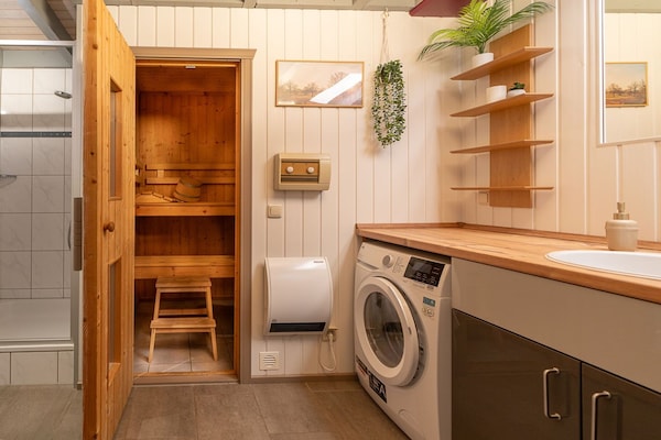 Foto van Scandinavisch vakantiehuis in Mirow - Vakantiehuis in Granzow - Wellness