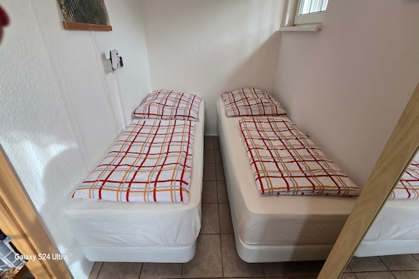 Foto van Bungalow in Schlowe aan het zie - Vakantiehuis in Borkow OT Schlowe - BedRoom