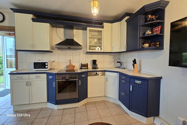 Foto van Bungalow in Schlowe aan het zie - Vakantiehuis in Borkow OT Schlowe - Kitchen