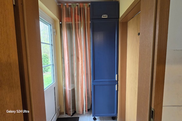 Foto van Bungalow in Schlowe aan het zie - Vakantiehuis in Borkow OT Schlowe - Landing