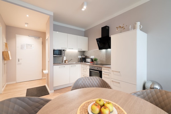 Foto van Baltisch toevluchtsoord met dakterras - Vakantiehuis in Travemünde - Kitchen