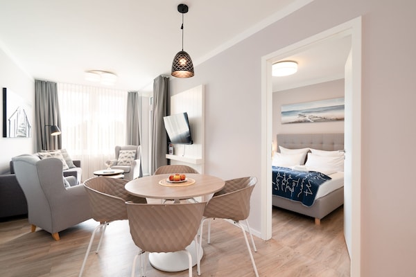 Foto van Baltisch toevluchtsoord met dakterras - Vakantiehuis in Travemünde - LivingRoom