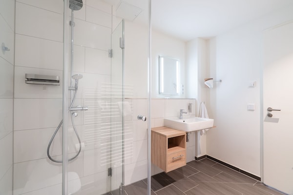 Foto van Baltisch toevluchtsoord met dakterras - Vakantiehuis in Travemünde - BathRoom