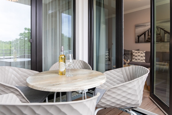 Foto van Baltisch toevluchtsoord met dakterras - Vakantiehuis in Travemünde - TerraceBalcony