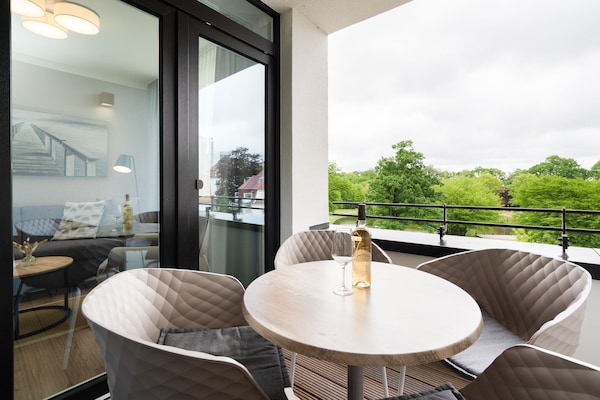 Foto van Baltisch toevluchtsoord met dakterras - Vakantiehuis in Travemünde - TerraceBalcony