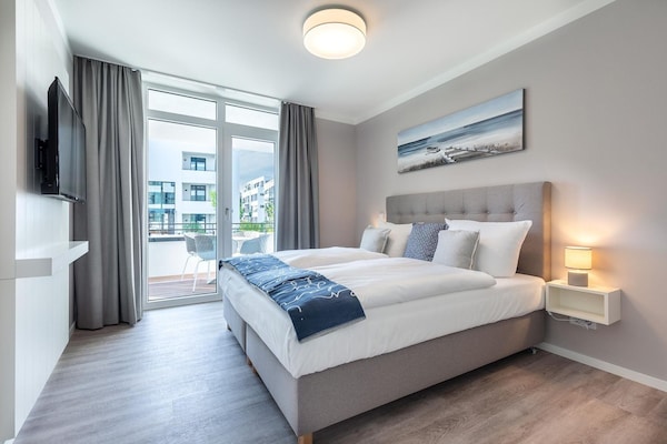 Foto van Baltisch appartement met dakterras - Vakantiehuis in Travemünde - BedRoom