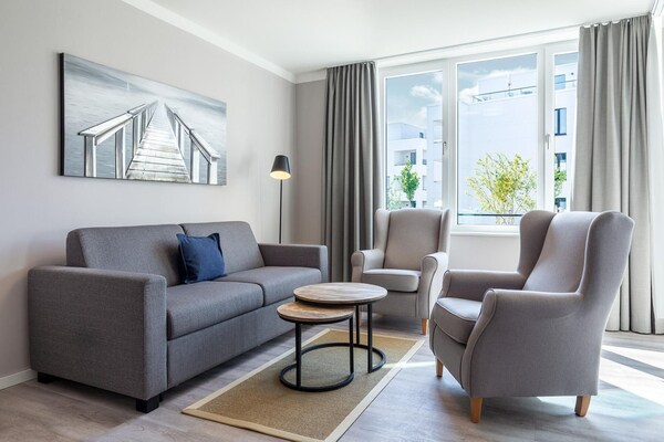 Foto van Baltisch appartement met dakterras - Vakantiehuis in Travemünde - LivingRoom
