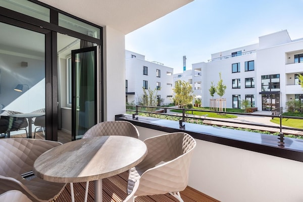 Foto van Baltisch appartement met dakterras - Vakantiehuis in Travemünde - TerraceBalcony