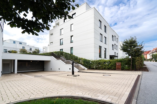 Foto van Baltisch huis met dakterras - Vakantiehuis in Travemünde - ExteriorSummer