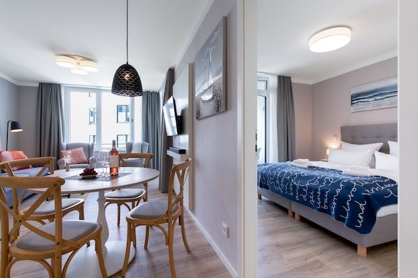 Foto van Balkonappartement met uitzicht op het groen - Vakantiehuis in Travemünde - BedRoom